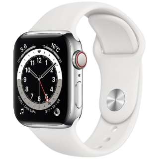 Apple Watch Series 6iGPS + Cellularfj 40mm Vo[XeXX`[P[XƃzCgX|[coh[M[] M06T3J/A
