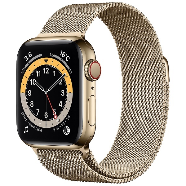 Apple Watch Series 6（GPS Cellularモデル）- 40mmゴールドステンレススチールケースとゴールドミラネーゼループ  ゴールドステンレススチール M06W3J/A アップル｜Apple 通販