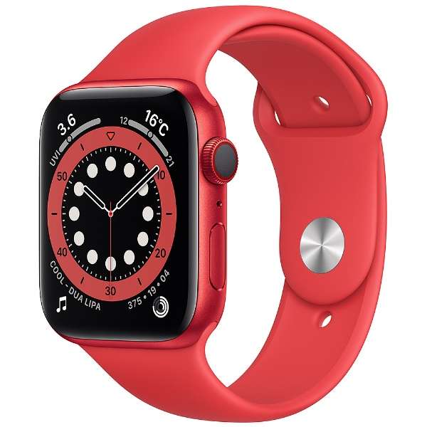 Apple Watch Series 6 Cellular 44mm REDスポーツバンド