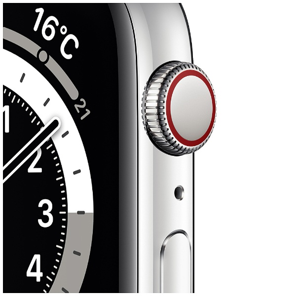 Apple Watch Series 6（GPS + Cellularモデル）- 44mmシルバーステンレススチールケースとシルバーミラネーゼループ  M09E3J/A