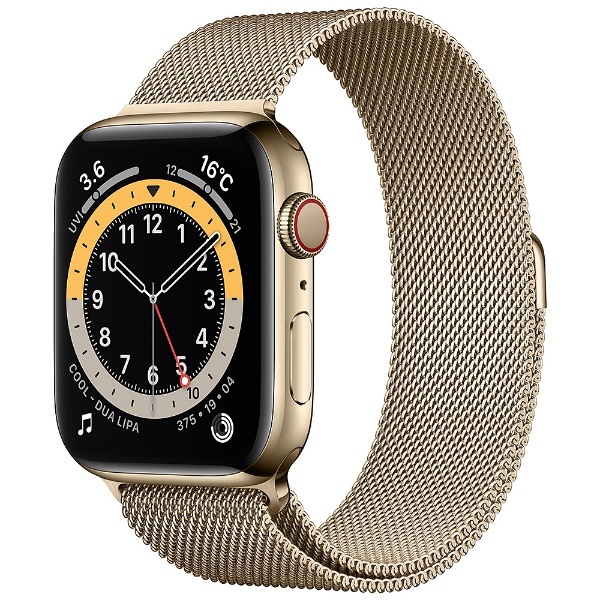 Apple Watch Series 6（GPS Cellularモデル）- 44mmゴールドステンレススチールケースとゴールドミラネーゼループ  M09G3J/A アップル｜Apple 通販