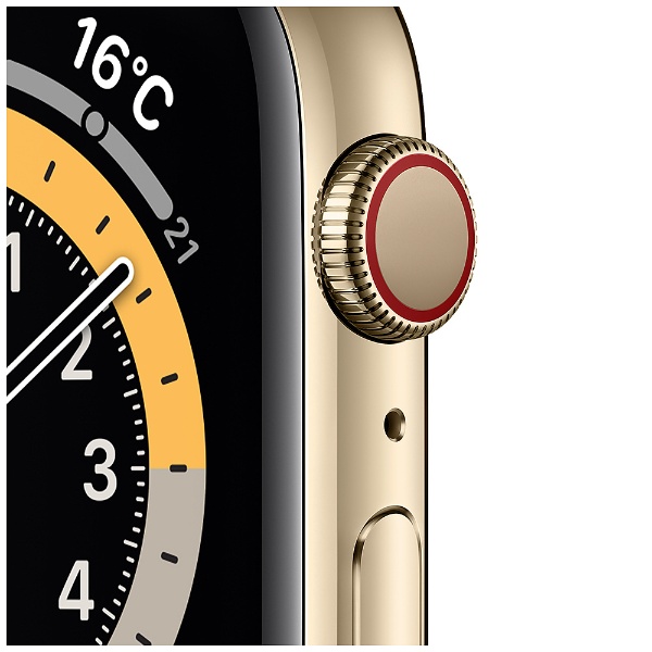 Apple Watch Series 6（GPS + Cellularモデル）- 44mmゴールド