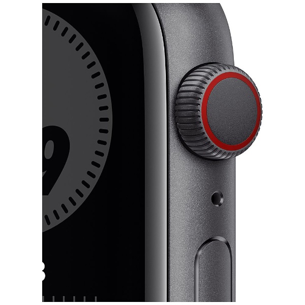 Apple Watch Nike Series 6（GPS + Cellularモデル） 44mm  スペースグレイアルミニウムケースとアンスラサイト/ブラックNikeスポーツバンド[レギュラー] M09Y3J/A