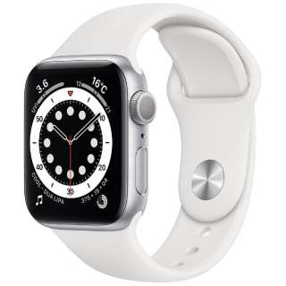 Apple Watch Series 6iGPSfj- 40mmVo[A~jEP[XƃzCgX|[coh - M[ Vo[A~jE MG283J/A