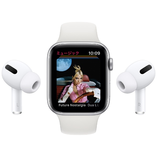 ビックカメラ.com - Apple Watch Series 6（GPS + Cellularモデル）-  44mmシルバーアルミニウムケースとホワイトスポーツバンド - レギュラー シルバーアルミニウム MG2C3J/A