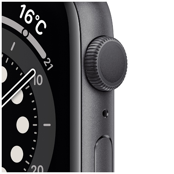 Apple Watch Series 6（GPSモデル）- 44mmスペースグレイアルミニウムケースとブラックスポーツバンド レギュラー  M00H3J/A アップル｜Apple 通販