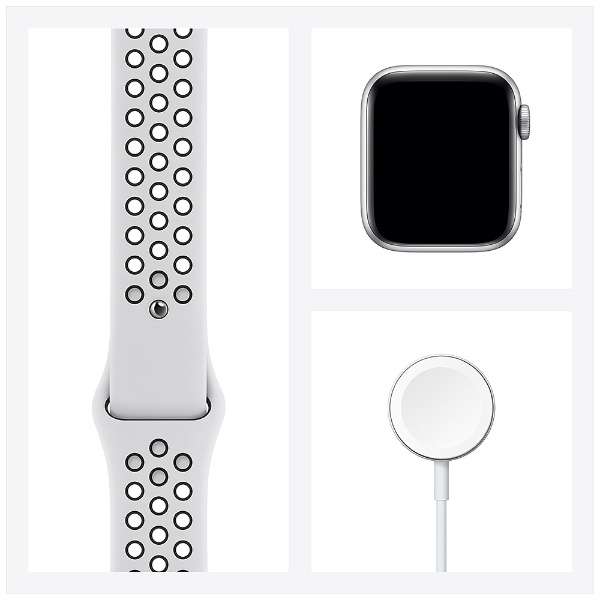 Apple Watch Nike Series 6iGPSfj- 40mmVo[A~jEP[XƃsAv`i/ubNNikeX|[coh - M[ Vo[A~jE M00T3J/A_7