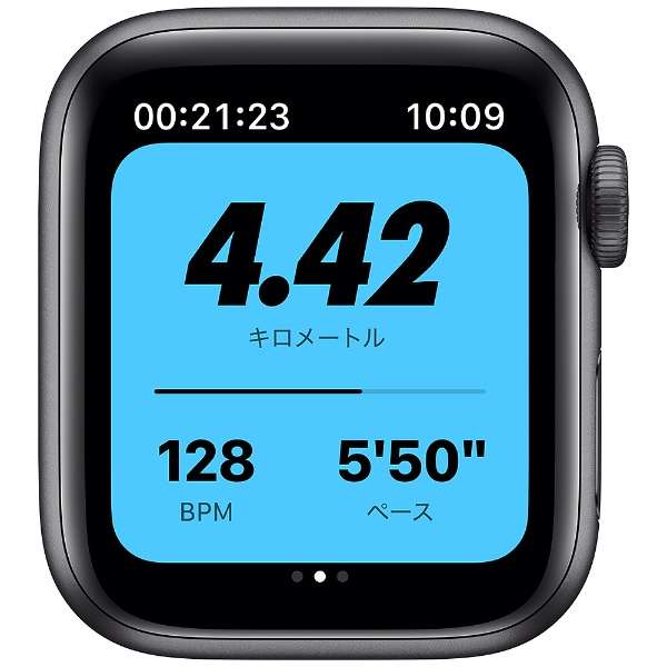 Apple Watch Nike Series 6iGPSfj- 40mmXy[XOCA~jEP[XƃAXTCg/ubNNikeX|[coh - M[ Xy[XOCA~jE M00X3J/A_4