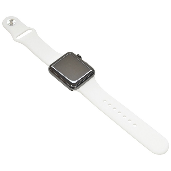 Apple Watch 38mm ステンレススチールケースとソフトピンクモダン