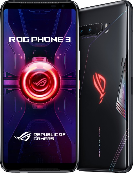 ASUS ROG Phone 3 ブラックグレア「ZS661KS-BK512R12」Snapdragon 865