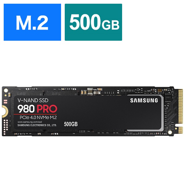 ビックカメラ.com - MZ-V8P500B/IT 内蔵SSD PCI-Express接続 980 PRO [500GB /M.2]