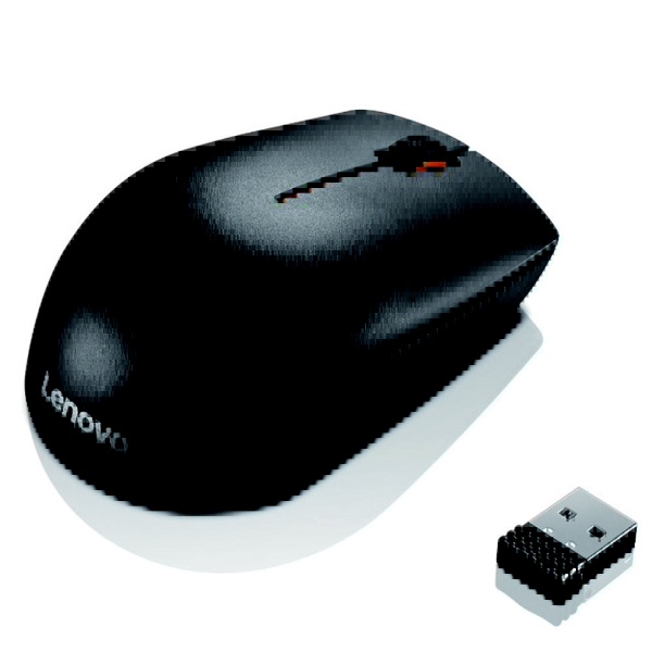 マウス Lenovo 300 ブラック GX30K79401 [光学式 /無線(ワイヤレス) /3ボタン /USB]