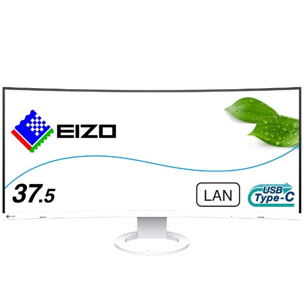 USB-C接続 PCモニター FlexScan ホワイト EV3895-WT [37.5型 /UWQHD+(3840×1600） /ワイド /曲面型]  EIZO｜エイゾー 通販