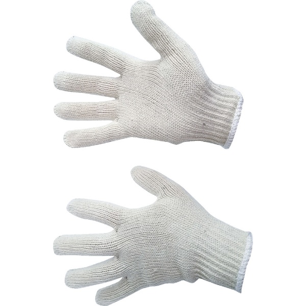 NEW 富士手袋 まる綿手袋 607-C 最新アイテム 白線