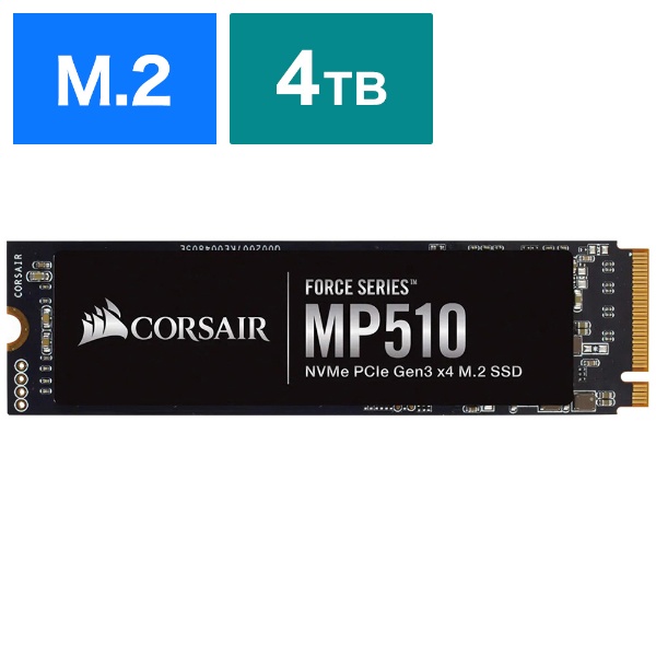 CSSD-F480GBMP510B 内蔵SSD PCI-E Gen3 接続 MP510 [480GB /M.2
