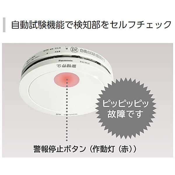 供住宅使用的火灾警报器(附带电池式无线联锁孩子器、光亮)(在报警声、声音警报、AiSEG联合功能)烟值班薄型2种SHK74202P_20