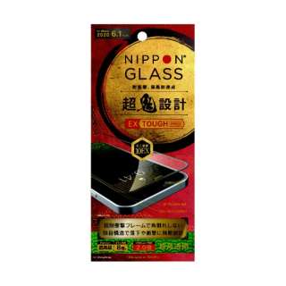 iPhone 12/12 Pro 6.1インチ対応 NIPPON GLASS 超神設計EXプロ 鬼 8倍強化 光沢 TY-IP20M-G3-WDXCCBK