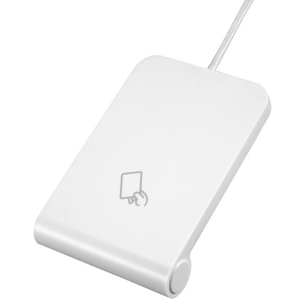 非接触型ICカードリーダーライター USB-A接続 カードホルダー付(Mac ...
