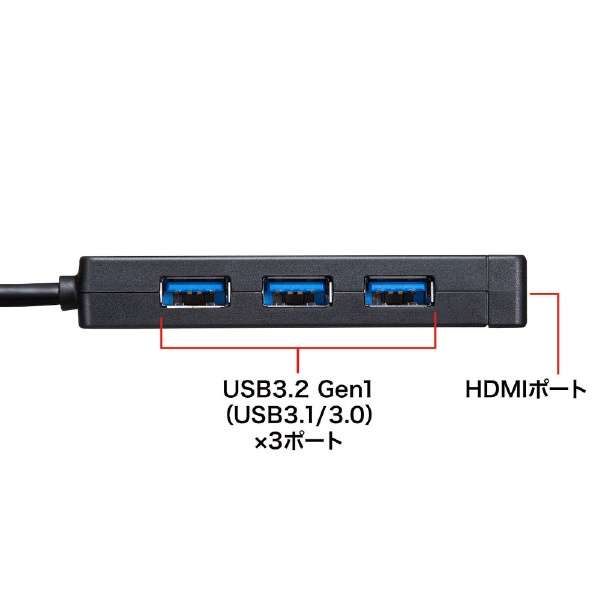 fϊA_v^ [USB-A IXX HDMI /USB-A3] (Windows11Ή) USB-3H332BK_3