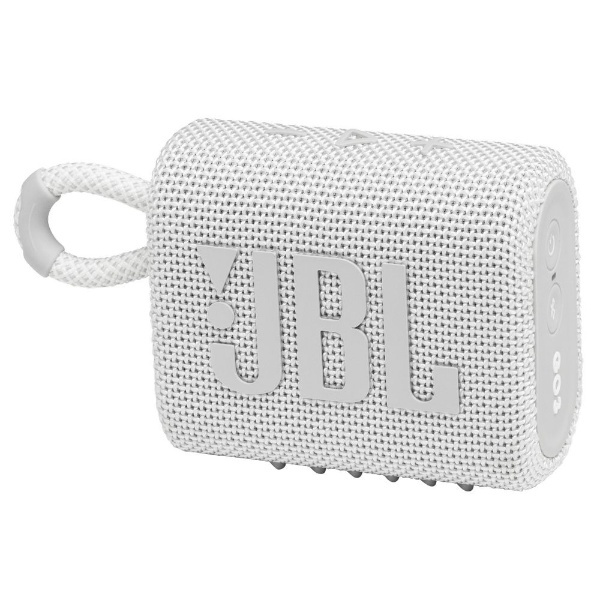 JBL GO3 Bluetooth ポータブルスピーカー 防水 ホワイト
