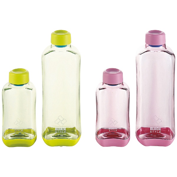 水筒 スポーツボトル ＰＣアクアボトル ブロックスタイル 500ml BPAフリー スポーツドリンク作り 便利な目盛付きボトル