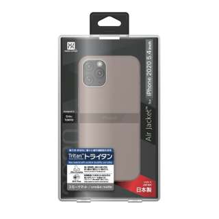 iPhone 12 mini 5.4C`Ή Air jacket Smoke matte POWER SUPPORT(p[T|[g) X[N}bg PPBY-70
