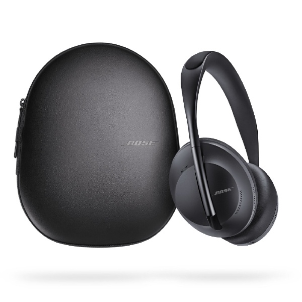 ブルートゥースヘッドホン　Bose Noise Cancelling Headphones 700 Triple Black（充電ケース付き）  ブラック [Bluetooth /ノイズキャンセリング対応]