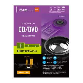 CD／DVD用レンズクリーナー 乾式 CK-CDDVD1