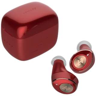完全ワイヤレスイヤホン Cardinal Red TE-D01m-CR [ワイヤレス(左右分離) /Bluetooth]