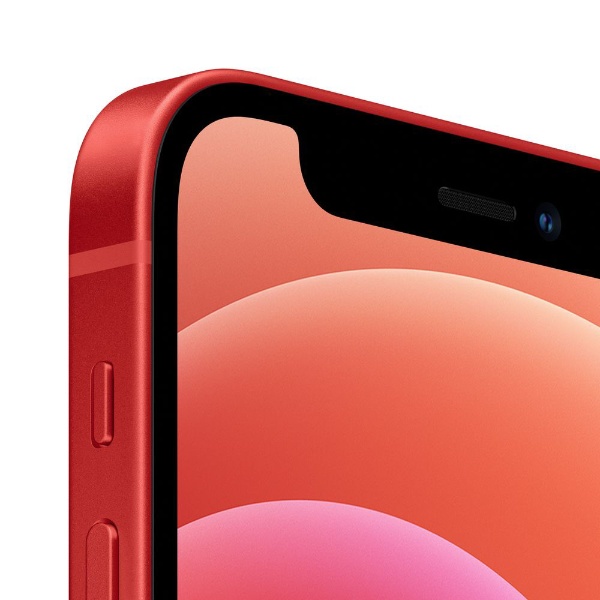 【SIMフリー】iPhone 12 mini A14 Bionic 5.4型 ストレージ：128GB デュアルSIM（nano-SIMとeSIM）  MGDN3J/A （PRODUCT）RED