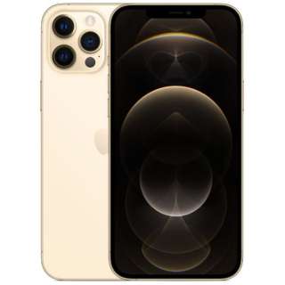 【SIMフリー】iPhone 12 Pro Max A14 Bionic 6.7型 ストレージ：512GB デュアルSIM（nano-SIMとeSIM） MGD53J/A ゴールド