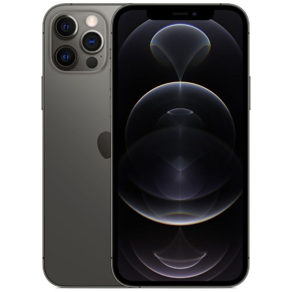 【SIMフリー】iPhone 12 Pro A14 Bionic 6.1型 ストレージ：256GB デュアルSIM（nano-SIMとeSIM）  MGM93J/A グラファイト
