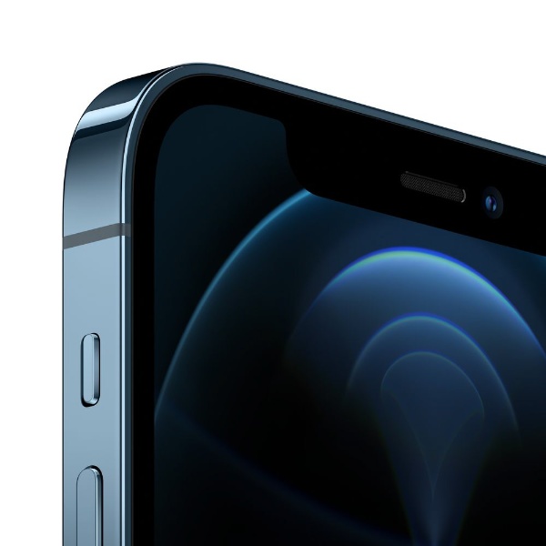 【SIMフリー】iPhone 12 Pro A14 Bionic 6.1型 ストレージ：256GB デュアルSIM（nano-SIMとeSIM）  MGMD3J/A パシフィックブルー