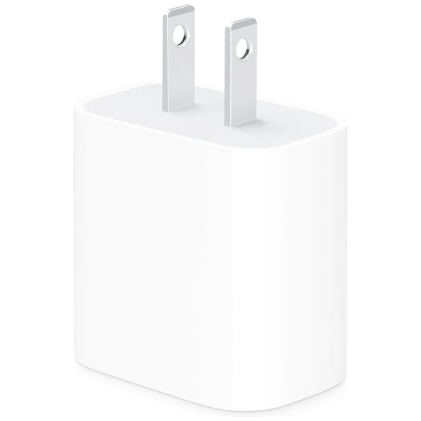 【純正】AC - USB充電器 iPad・iPhone対応［1ポート：USB-C］ Apple 20W USB-C電源アダプタ MHJA3AM/A