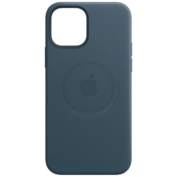 バッテリー最大容量86％iPhone 12 mini アップル純正皮ケース付き　ブルー 64 GB