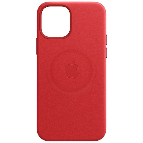 【純正】MagSafe対応 iPhone 12/12 Pro レザーケース （Pro DUCT）RED 【処分品の為、外装不良による返品・交換不可】