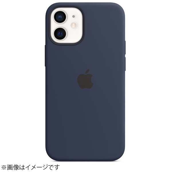 ビックカメラ.com - 【純正】MagSafe対応iPhone 12 miniシリコーンケース - ディープネイビー MHKU3FE/A  ディープネイビー