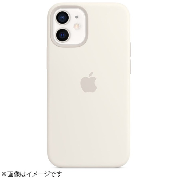 純正】MagSafe対応iPhone 12 miniシリコーンケース - ホワイト MHKV3FE