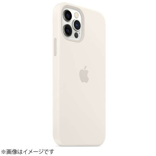 [纯正]支持MagSafe的iPhone 12/iPhone 12 Pro硅胶包-白MHL53FE/A_4