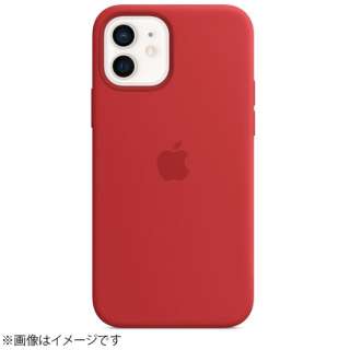 【純正】MagSafe対応iPhone 12 / iPhone 12 Proシリコーンケース - レッド （PRODUCT）RED MHL63FE/A