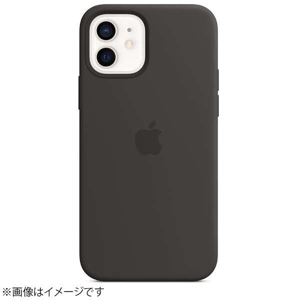 [纯正]支持MagSafe的iPhone 12/iPhone 12 Pro硅胶包-黑色MHL73FE/A_1