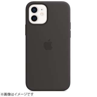 【純正】MagSafe対応iPhone 12 / iPhone 12 Proシリコーンケース - ブラック MHL73FE/A