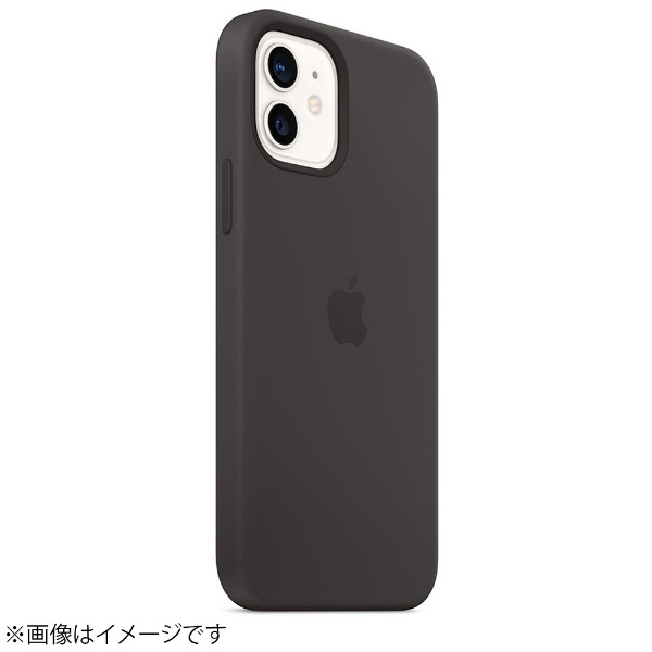 【純正】MagSafe対応iPhone 12 / iPhone 12 Proシリコーンケース - ブラック MHL73FE/A