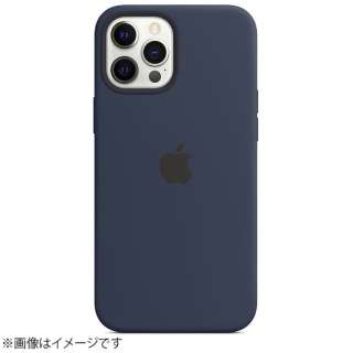 【純正】MagSafe対応iPhone 12 Pro Maxシリコーンケース - ディープネイビー MHLD3FE/A