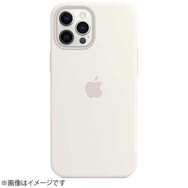 純正】MagSafe対応iPhone 12 Pro Maxシリコーンケース - ホワイト