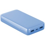 支持QC/PD的高速充电锂聚合物手机电池[多支持USB Power Delivery的/型]Lazos(rasosu)蓝色L-20M-BL[支持USB Power Delivery、Quick Charge的/3波特酒（Port）/充电型][，为处分品，出自外装不良的退货、交换不可能]
