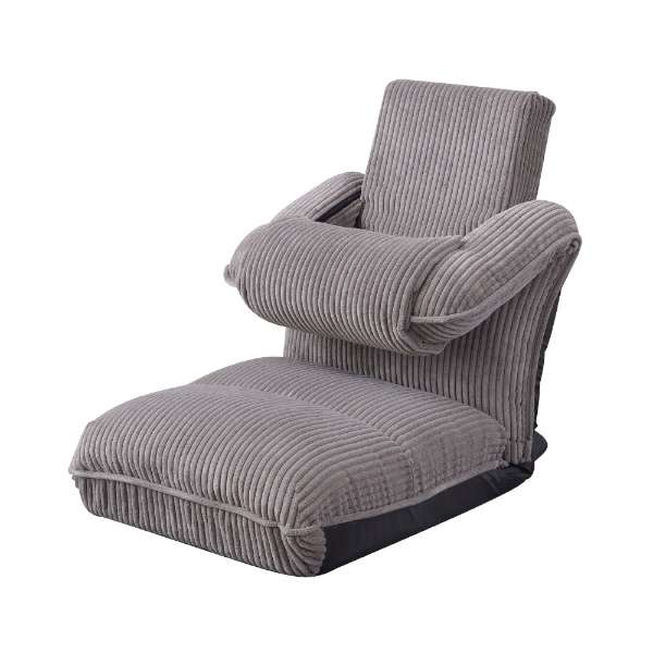 4WAY高背景层椅子(灰色/W47×D70-126×H18-76×SH18cm)THC55GY_2