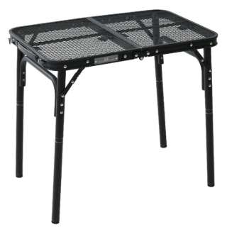 强壮的网丝桌子(宽度60x纵深40x高度26.5/54.5cm/黑色)1981