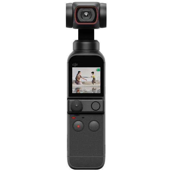 DJI Pocket 2 3车轴平衡架摄影支架搭载4K相机手的抖动补正平衡架相机古典黑色OP2CP1_1