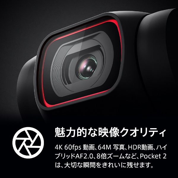 DJI Pocket 2 クラシックブラック ビデオカメラ カメラ 家電・スマホ・カメラ アウトレット長島 価格